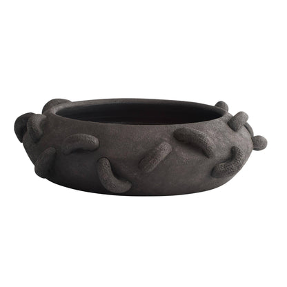 Arteriors Home Vionette Centerpiece Matte Charcoal