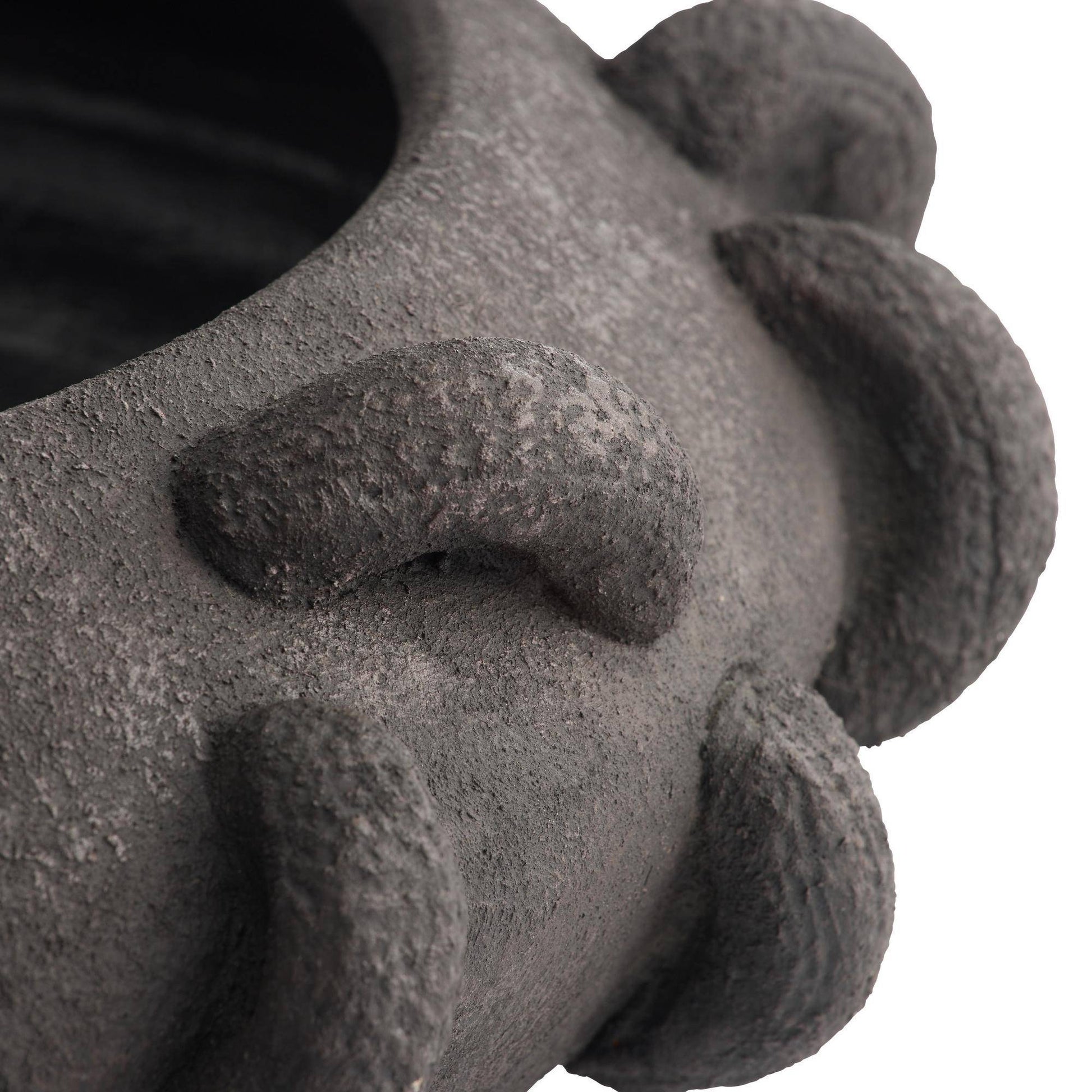 Arteriors Home Vionette Centerpiece Matte Charcoal