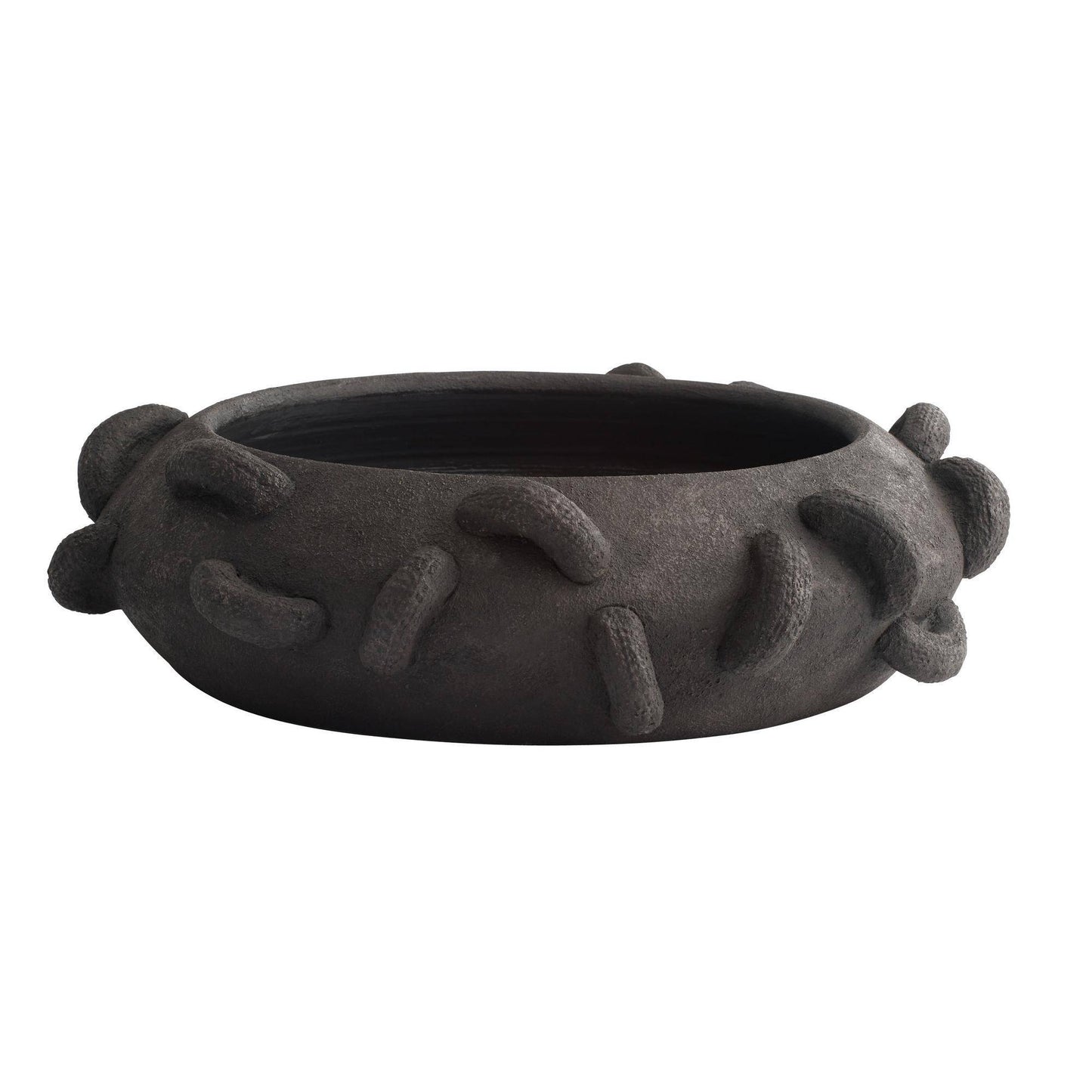 Arteriors Home Vionette Centerpiece Matte Charcoal
