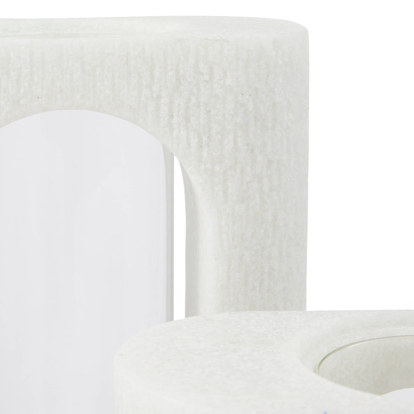 Arteriors Home Emilie Vases, Set of 2 Ivory, Clear