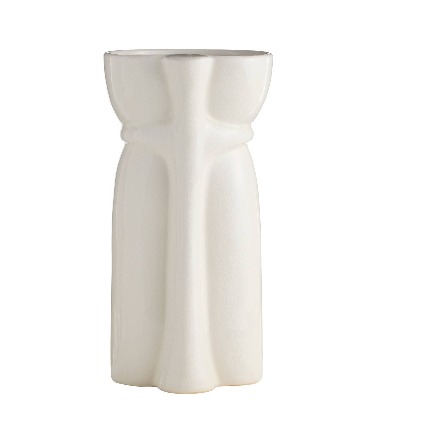 Arteriors Home Maud Vases, Set of 2 Ivory Crackle