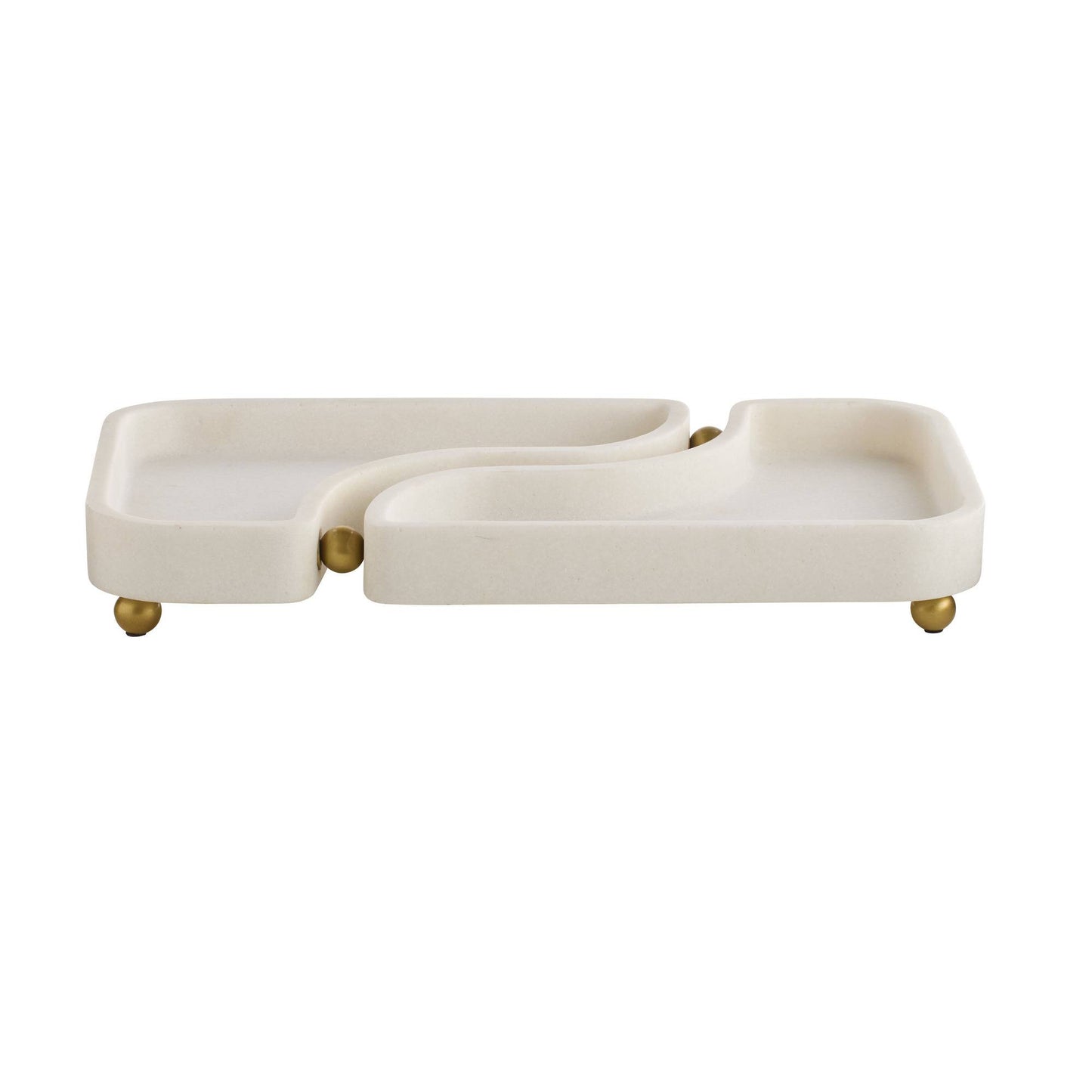 Arteriors Home Lily Tray Ivory