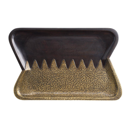 Arteriors Home Kolby Tray Antique Brass