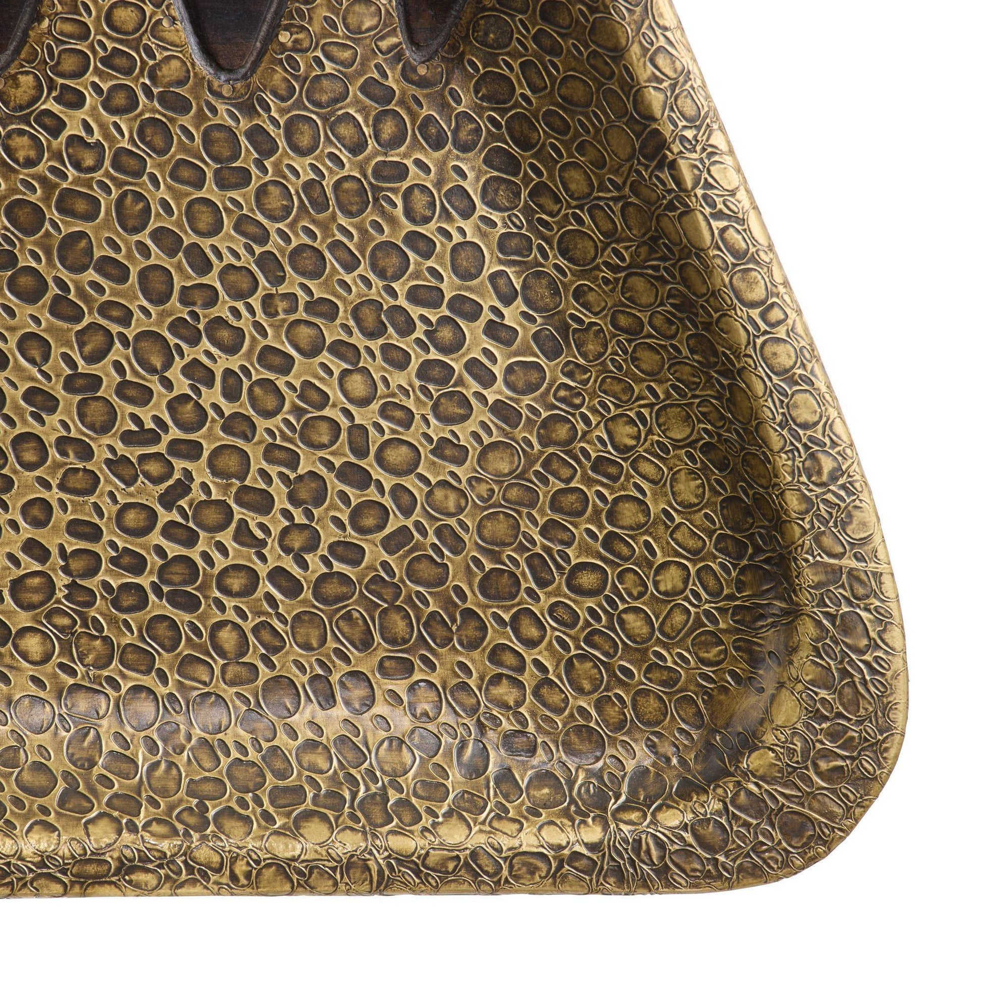 Arteriors Home Kolby Tray Antique Brass
