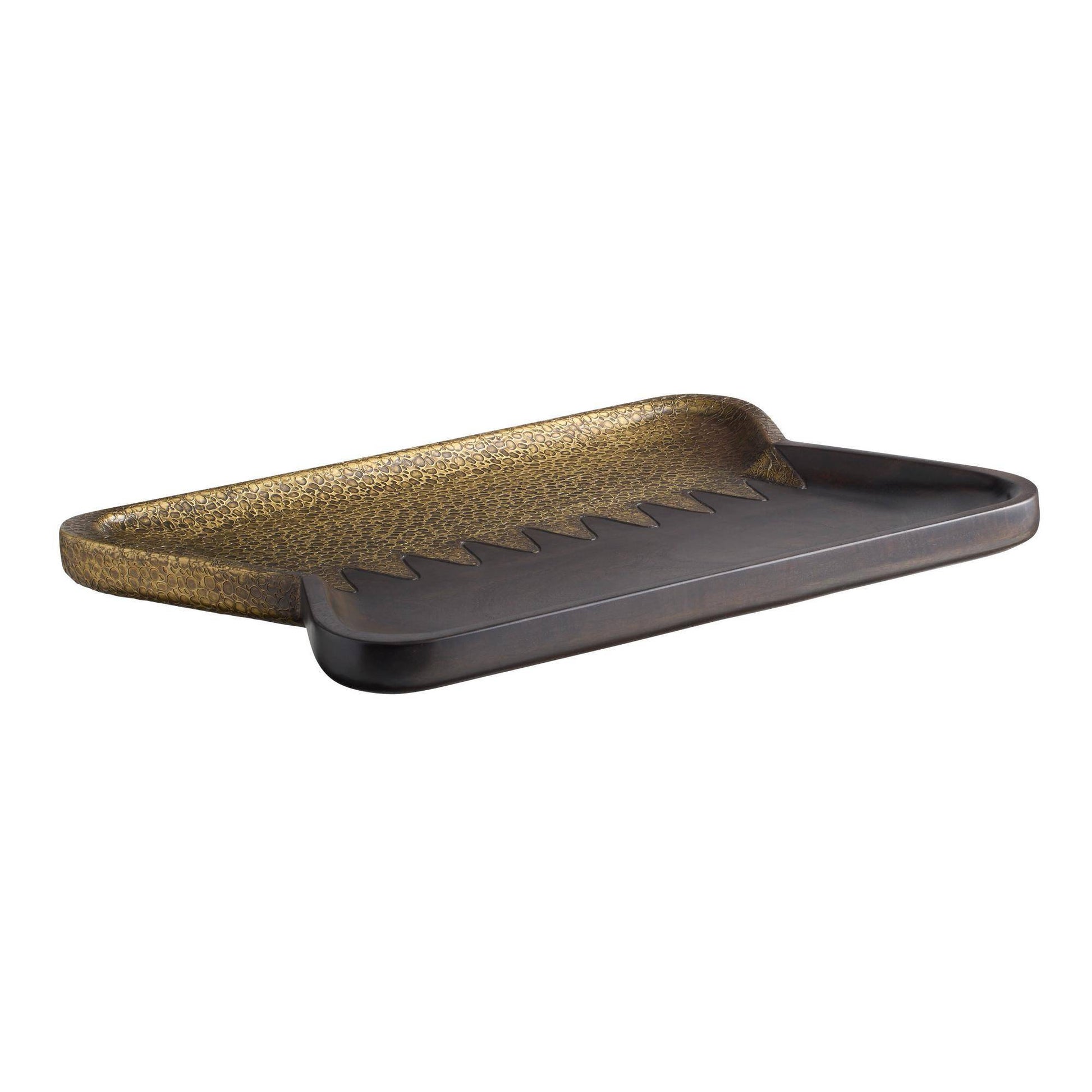 Arteriors Home Kolby Tray Antique Brass