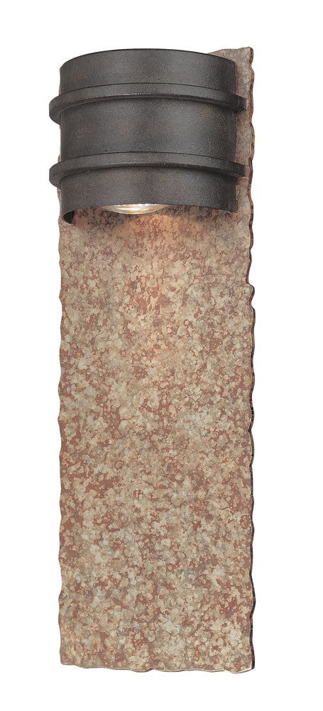 Troy Bamboo Outdoor Wall Sconce Medium Bamboo Bronze