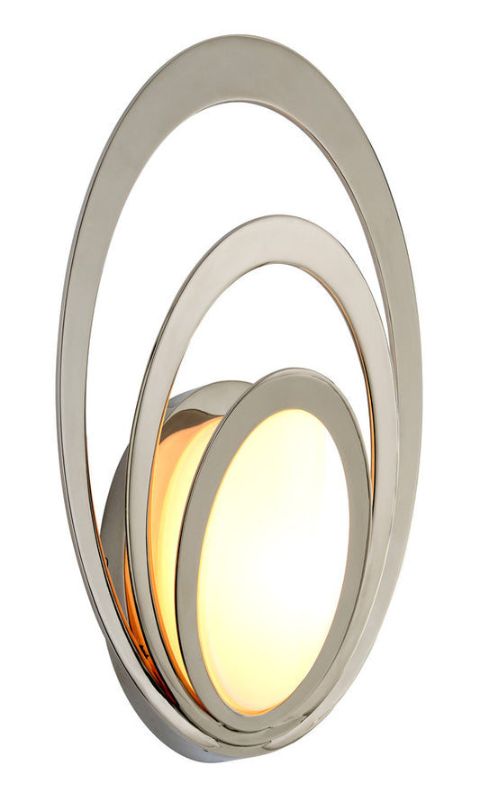 Troy Stratus Wall Light Polished Stainless Steel