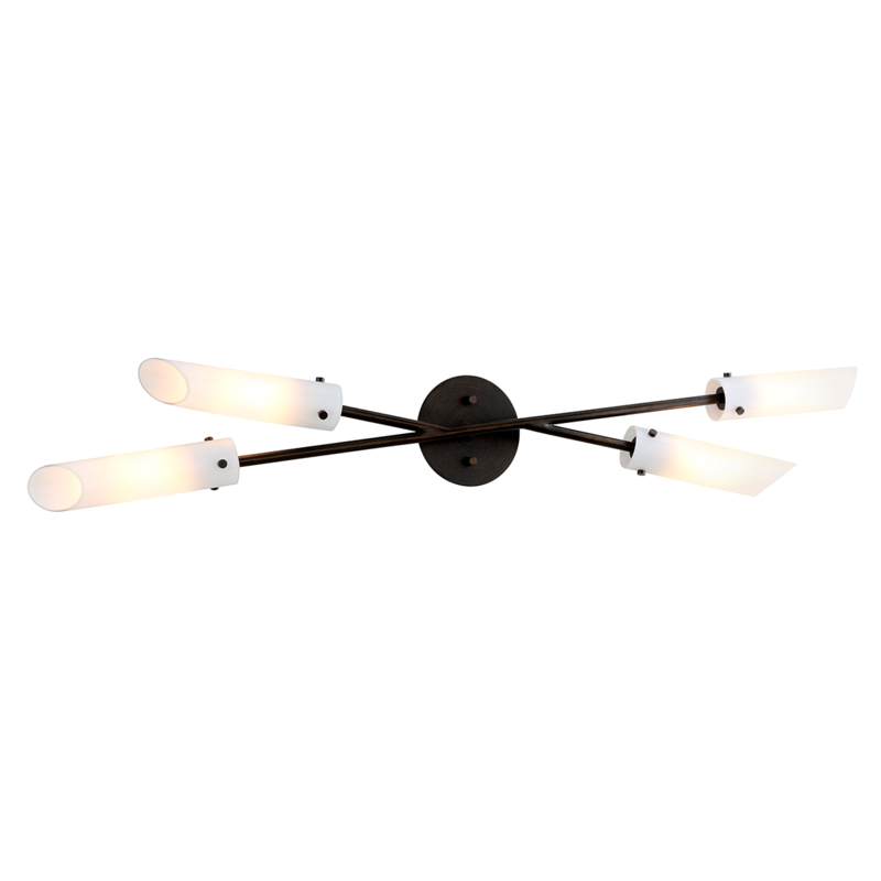 Troy High Line Wall Sconce Dark Bronze