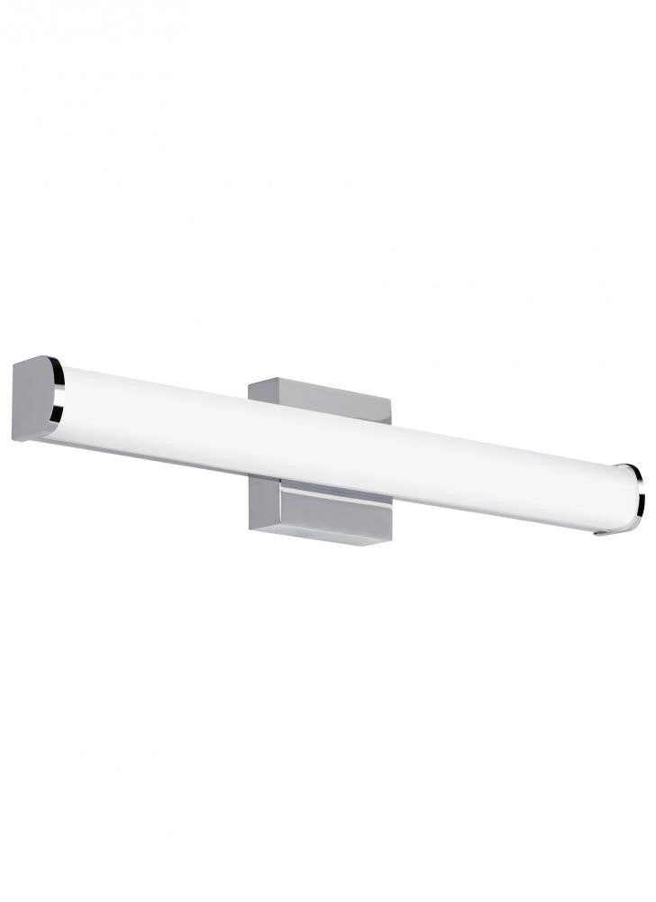 Visual Comfort Modern Basis Bath Vanity Nickel, Satin Nickel