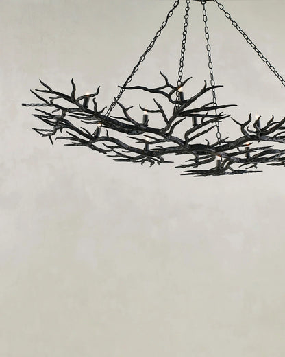 Rainforest Bronze Chandelier, Currey and Company (9007 97Z7)