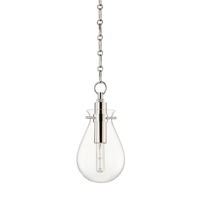 Hudson Valley Ivy Pendant Polished Nickel