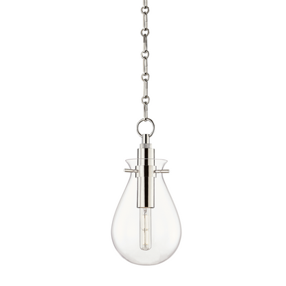 Hudson Valley Ivy Pendant Polished Nickel