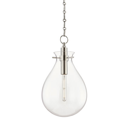 Hudson Valley Ivy Pendant Polished Nickel