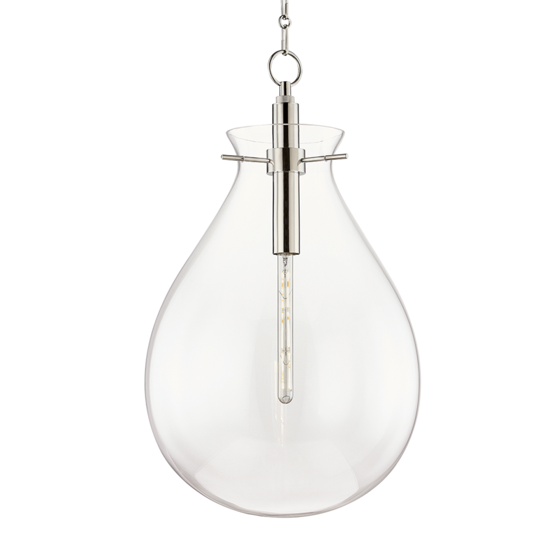 Hudson Valley Ivy Pendant Polished Nickel