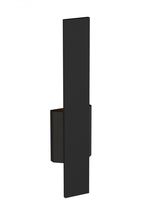 Visual Comfort Modern Blade Outdoor Wall Sconce Black