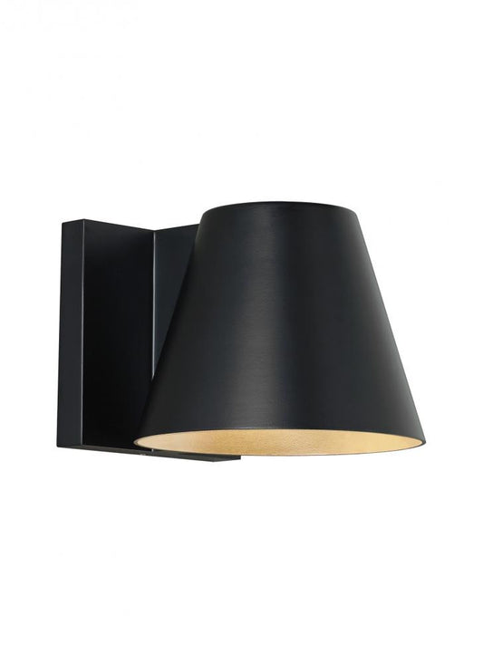 Visual Comfort Modern Bowman Outdoor Wall Sconce Black