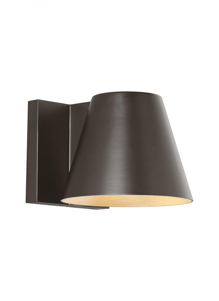 Visual Comfort Modern Bowman Outdoor Wall Sconce Bronze