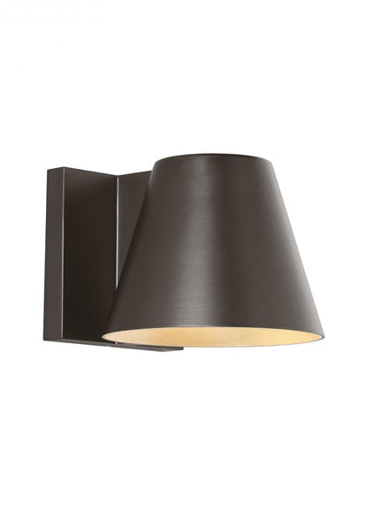 Visual Comfort Modern Bowman Outdoor Wall Sconce Bronze