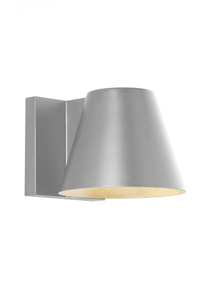 Visual Comfort Modern Bowman Outdoor Wall Sconce Black