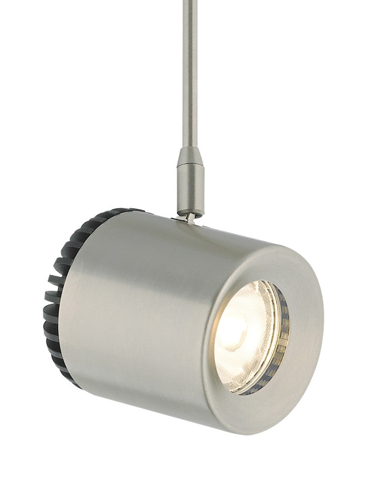 Visual Comfort Modern Burk 3 MonoPoint Head Nickel, Satin Nickel