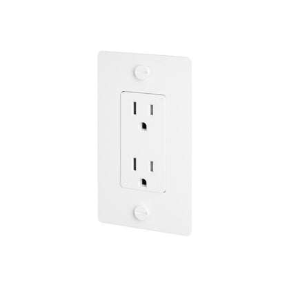 Buster + Punch Buster + Punch 1G Duplex Outlet White