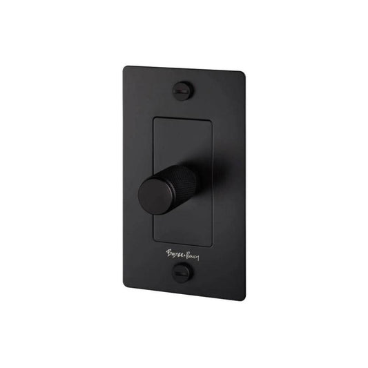 Buster + Punch Buster + Punch 1G Incandescent Dimmer Switch Black