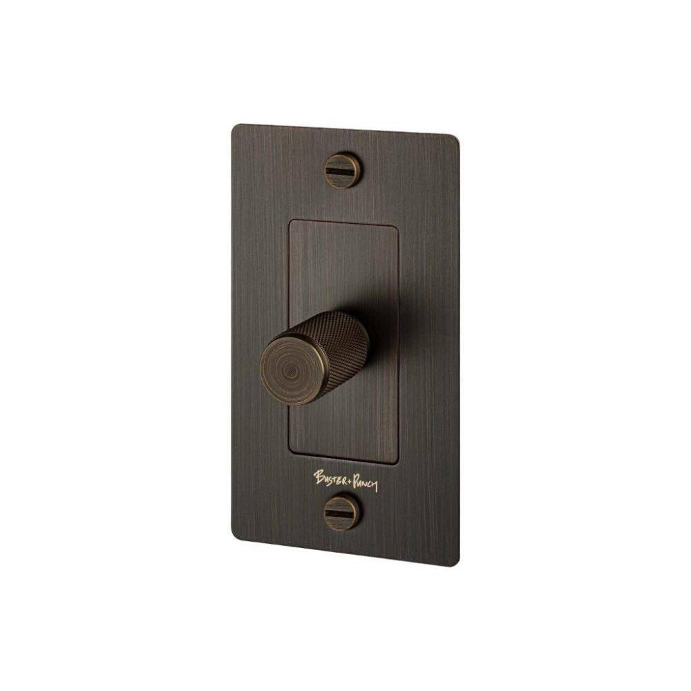 Buster + Punch Buster + Punch 1G Incandescent Dimmer Switch Smoked Bronze