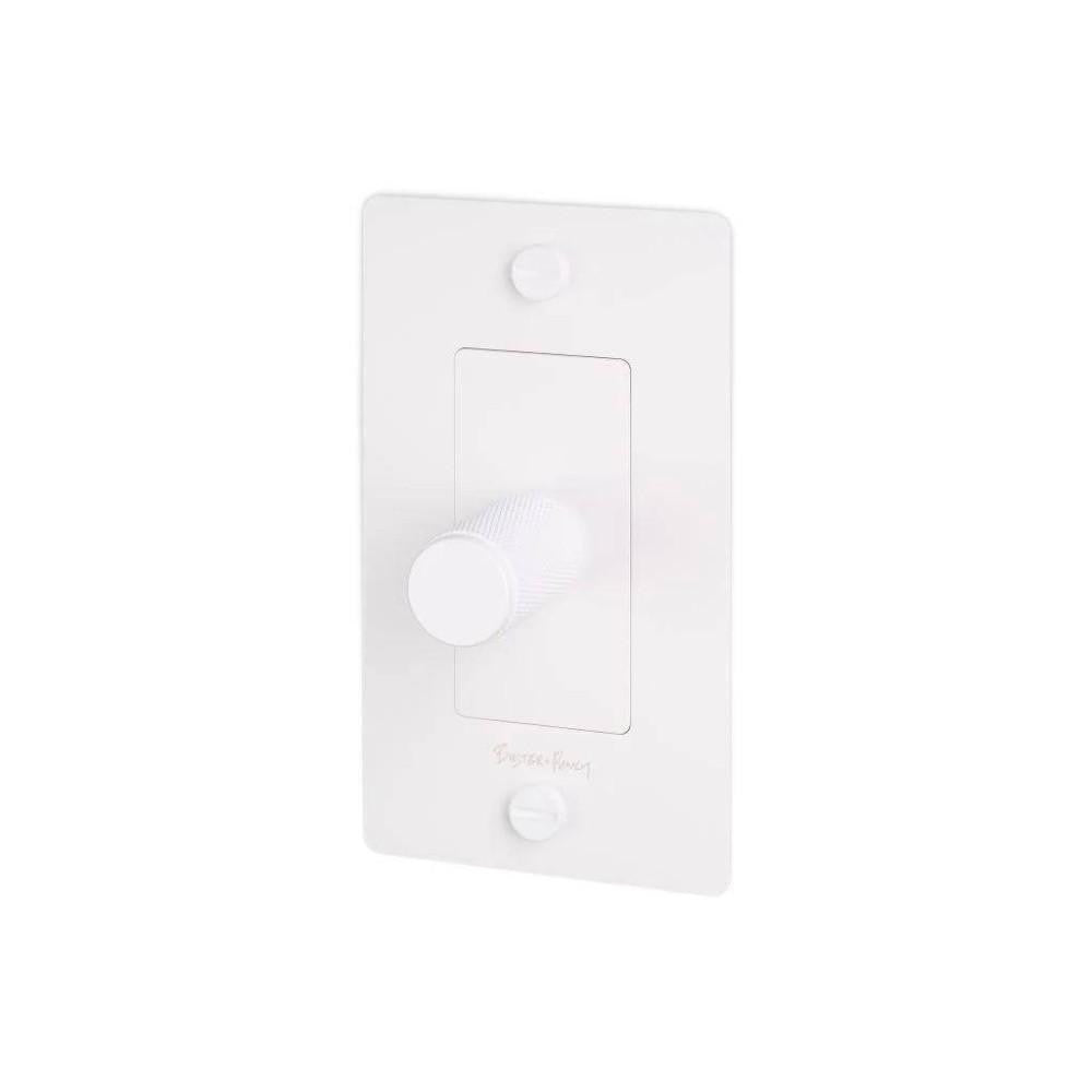 Buster + Punch Buster + Punch 1G Incandescent Dimmer Switch White