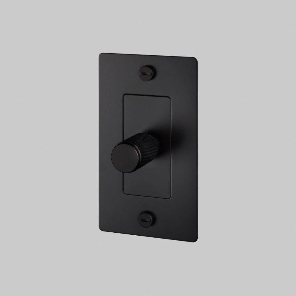 Buster + Punch 1G Incandescent Dimmer Switch, Without Logo, Black