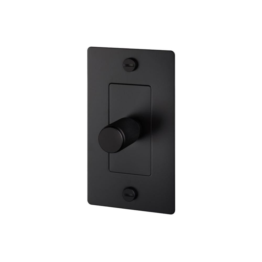 Buster + Punch Buster + Punch 1G Incandescent Dimmer Switch Black