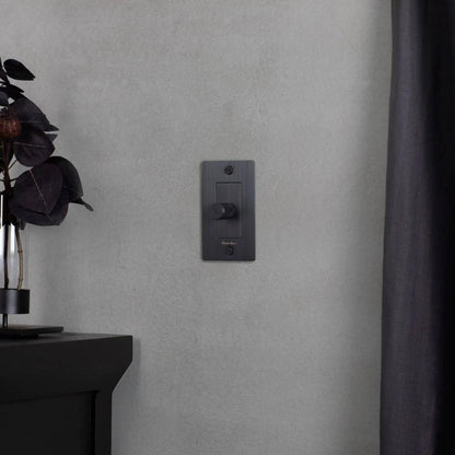 Buster + Punch 1G Incandescent Dimmer Switch, Without Logo, Smoked Bronze