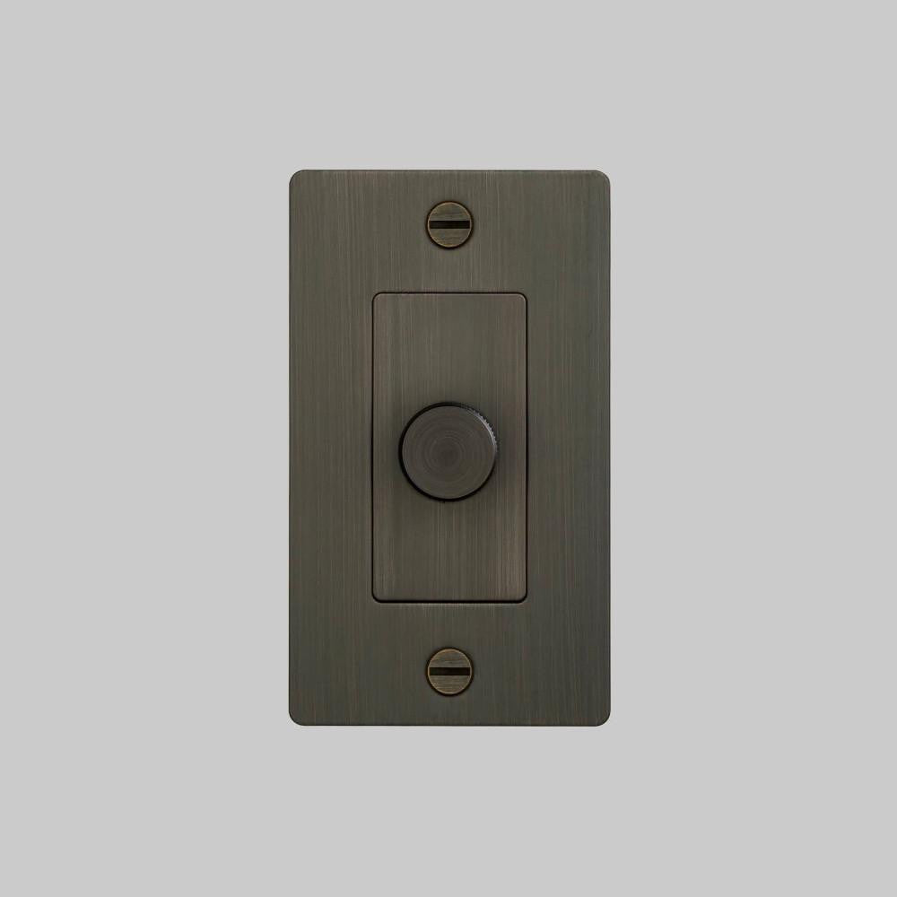 Buster + Punch 1G Incandescent Dimmer Switch, Without Logo, Smoked Bronze