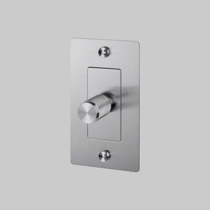 Buster + Punch 1G Incandescent Dimmer Switch, Without Logo, Steel