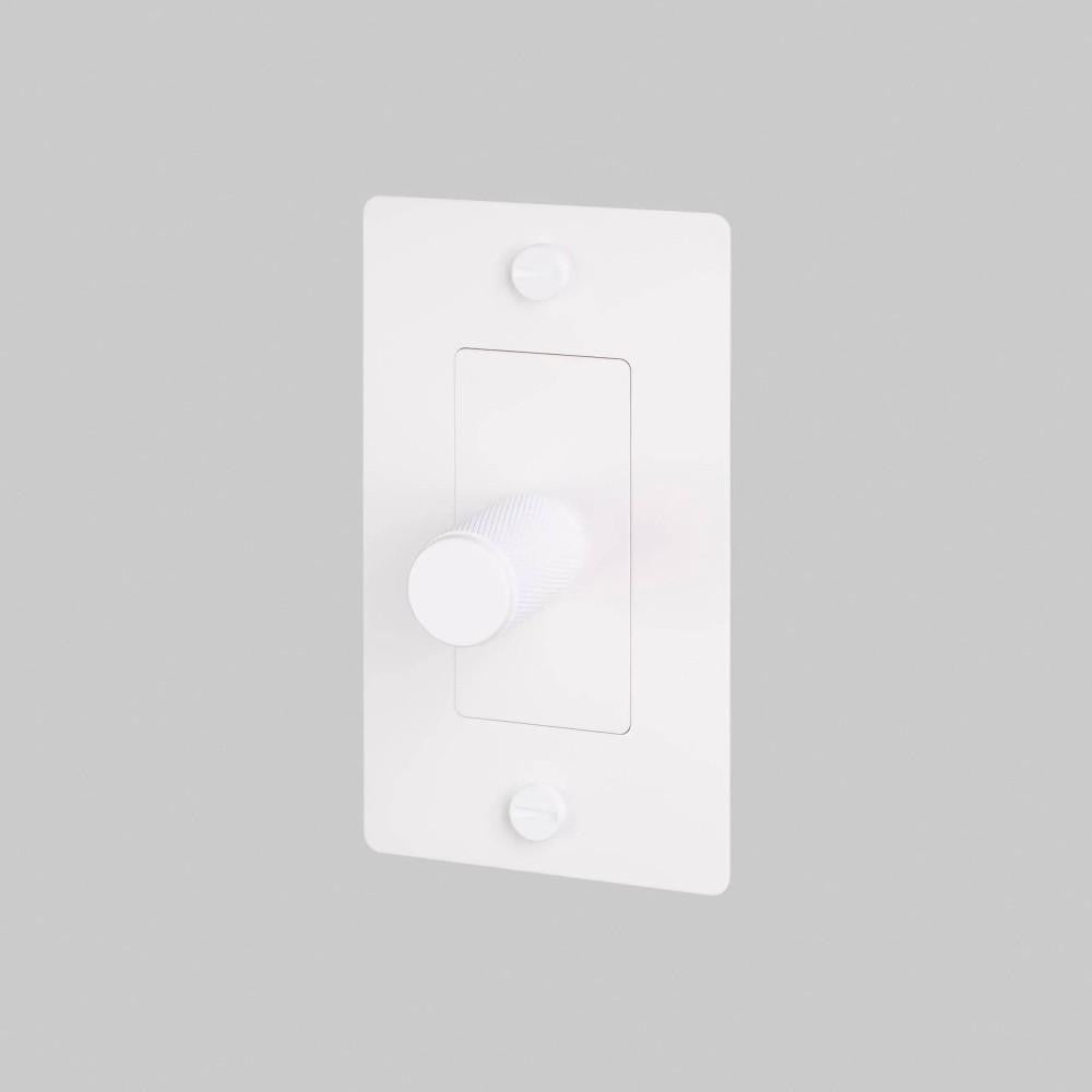 Buster + Punch 1G Incandescent Dimmer Switch, Without Logo, White