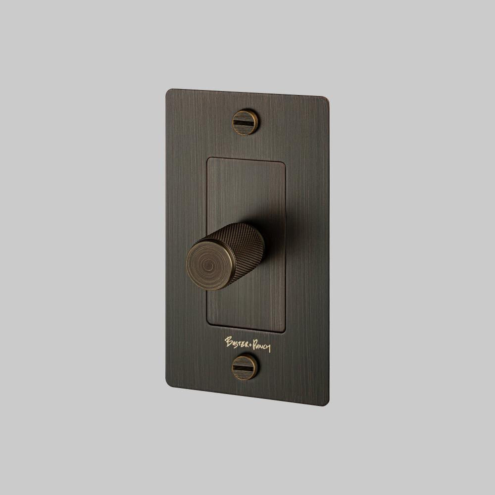 Buster + Punch 1G Metal Dimmer, Logo, Smoked Bronze
