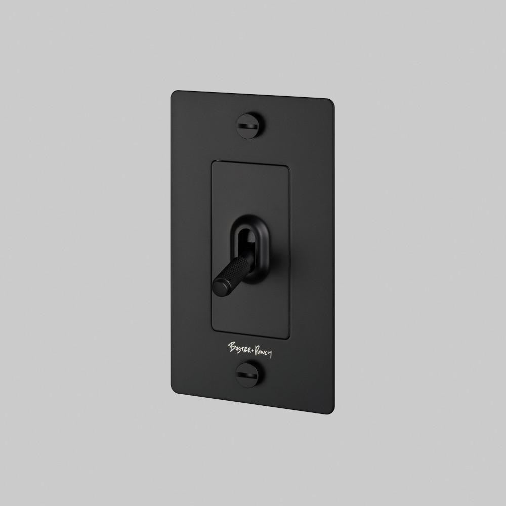 Buster + Punch 1G Toggle Switch, Logo, Black