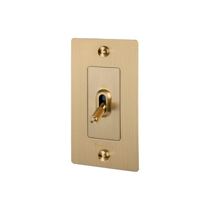 Buster + Punch Buster + Punch 1G Toggle Switch Brass