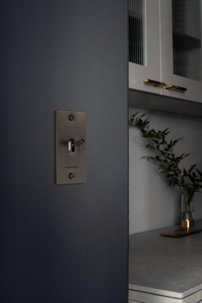 Buster + Punch 1G Toggle Switch, Logo, Smoked Bronze