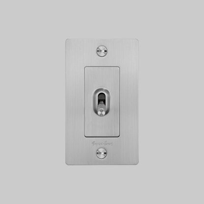 Buster + Punch 1G Toggle Switch, Logo, Steel