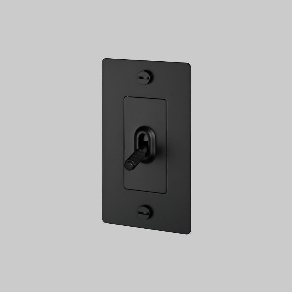 Buster + Punch 1G Toggle Switch, Non-Logo, Black
