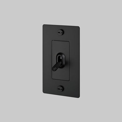 Buster + Punch 1G Toggle Switch, Non-Logo, Black