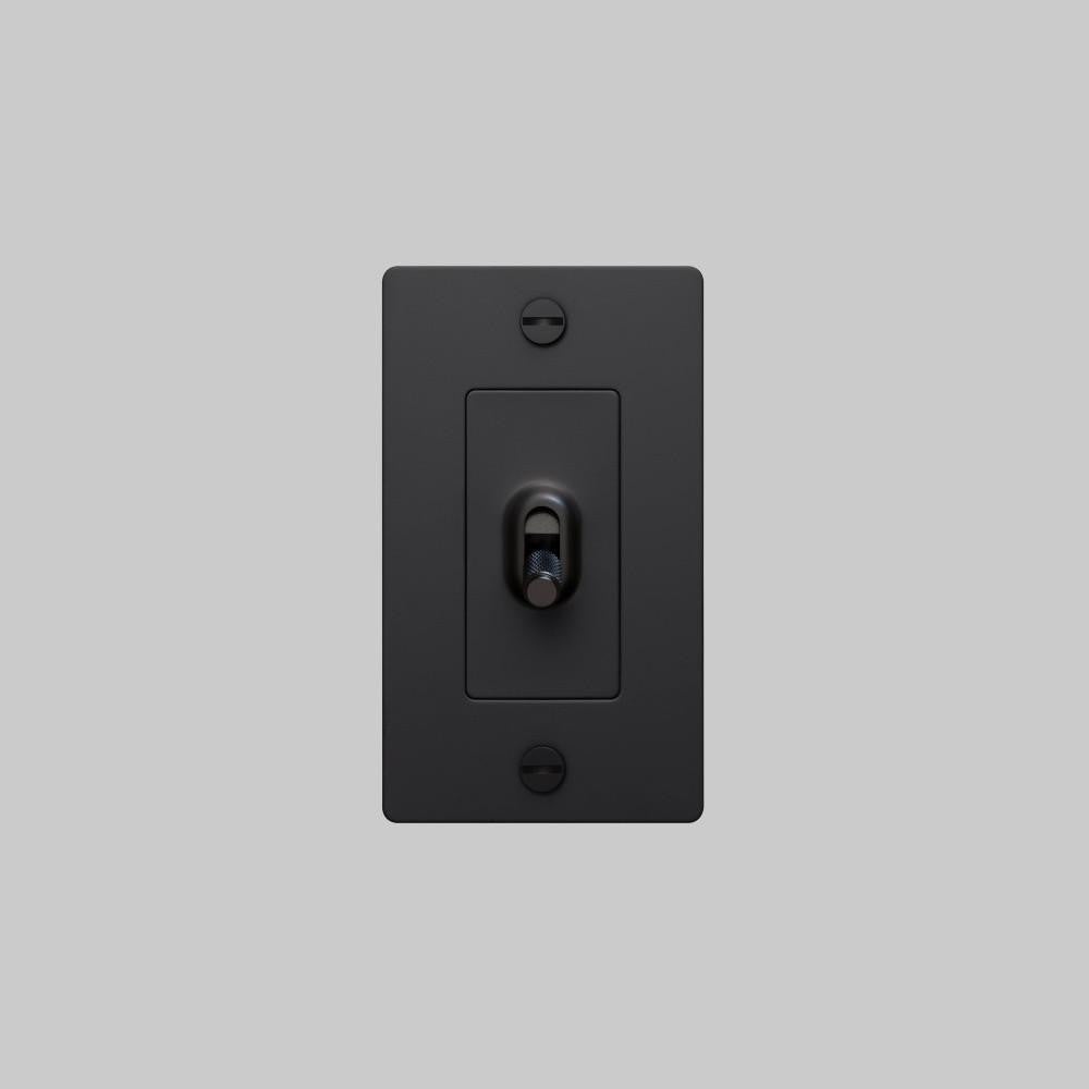 Buster + Punch 1G Toggle Switch, Non-Logo, Black