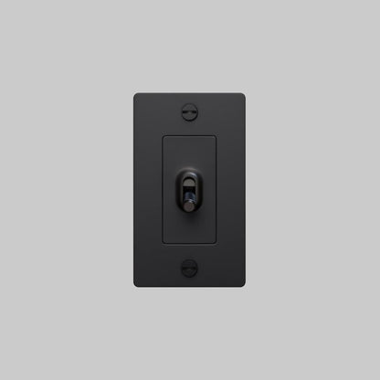 Buster + Punch 1G Toggle Switch, Non-Logo, Black