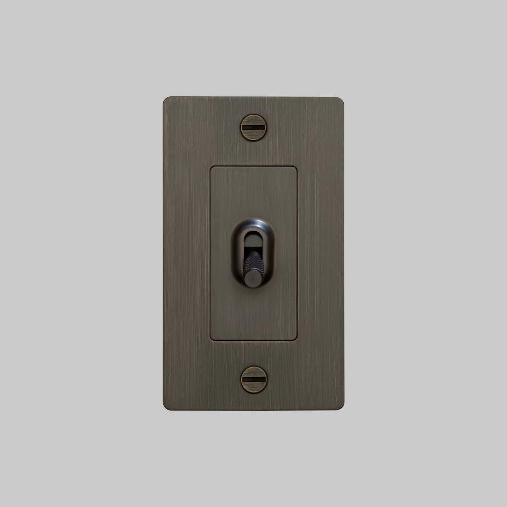 Buster + Punch 1G Toggle Switch, Non-Logo, Smoked Bronze