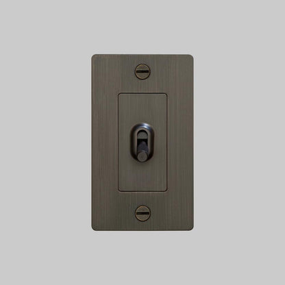 Buster + Punch 1G Toggle Switch, Non-Logo, Smoked Bronze