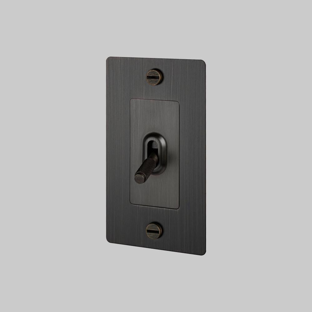 Buster + Punch 1G Toggle Switch, Non-Logo, Smoked Bronze