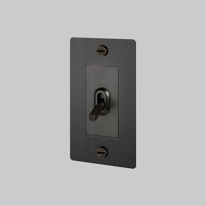 Buster + Punch 1G Toggle Switch, Non-Logo, Smoked Bronze