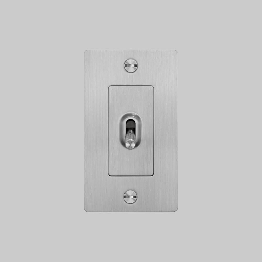 Buster + Punch 1G Toggle Switch, Non-Logo, Steel