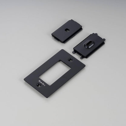 Buster + Punch 1G Wall Metal Plate, Logo, Black