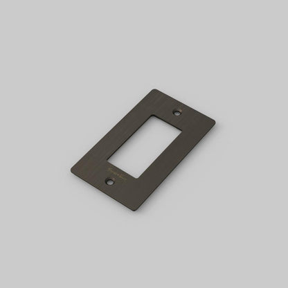 Buster + Punch 1G Wall Metal Plate, Logo, Smoked Bronze